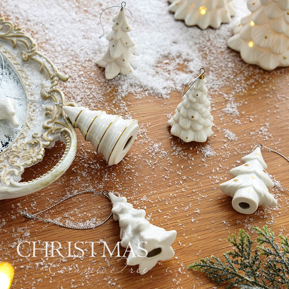 Handcrafted Ceramic Christmas Tree Decoration