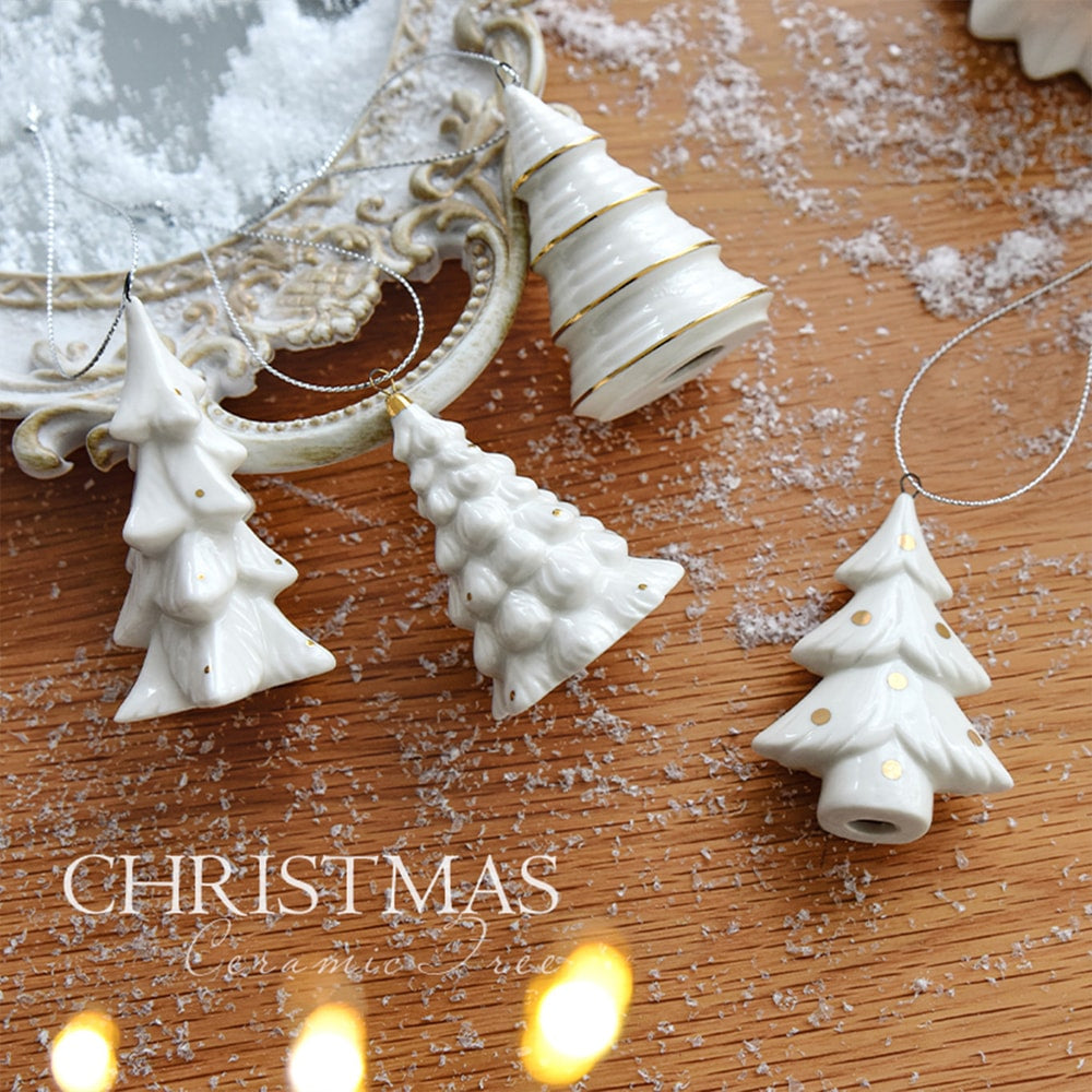 Handcrafted Ceramic Christmas Tree Decoration