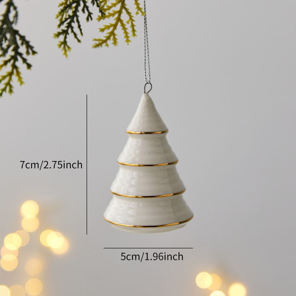 Handcrafted Ceramic Christmas Tree Decoration